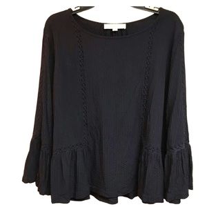 🩷LOFT Blue FlounceTop Size XL🩷